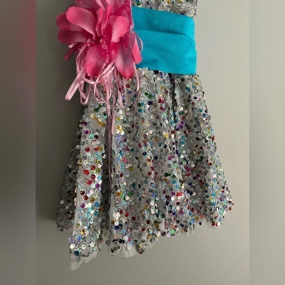 Curtain Call Costumes Girls Frenzy dress Size CME